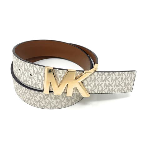 michael kors reversible belt boxed set|Michael Kors belt logo.